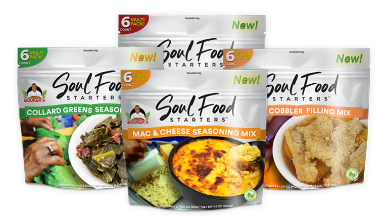 Booker's Soul Food Starter Seasoning Sampler